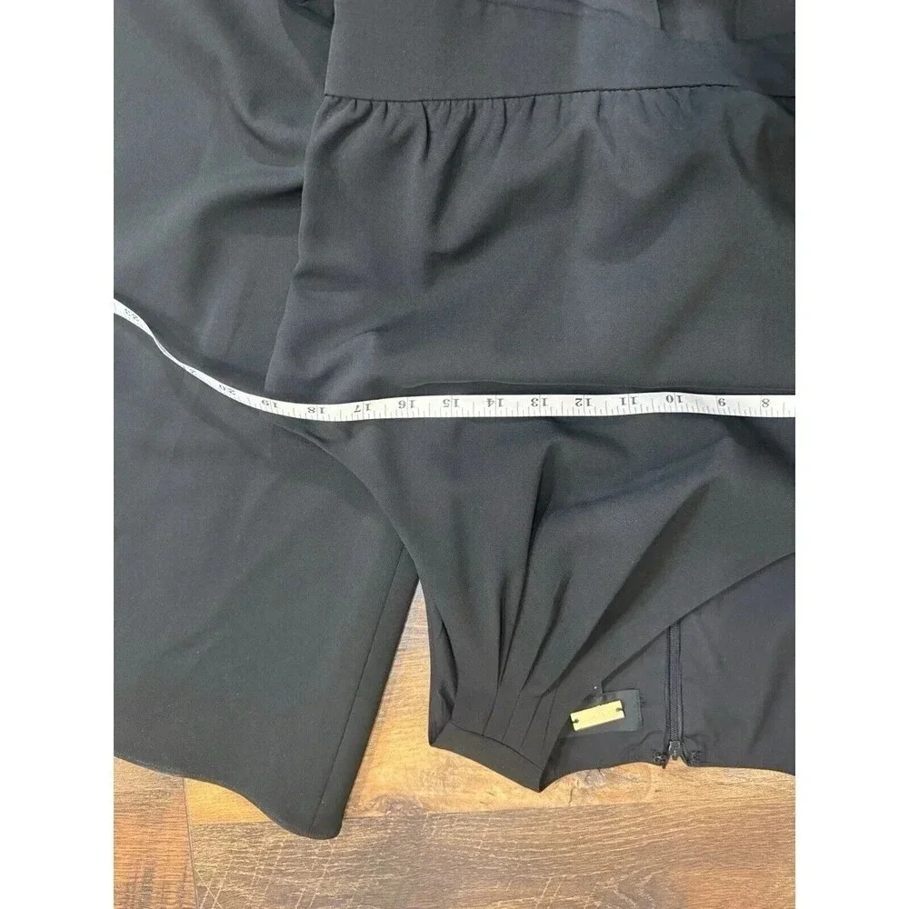 Alexia Admor Womens Black  Wide Leg Jumpsuit Size 10 - Picture 8 of 9